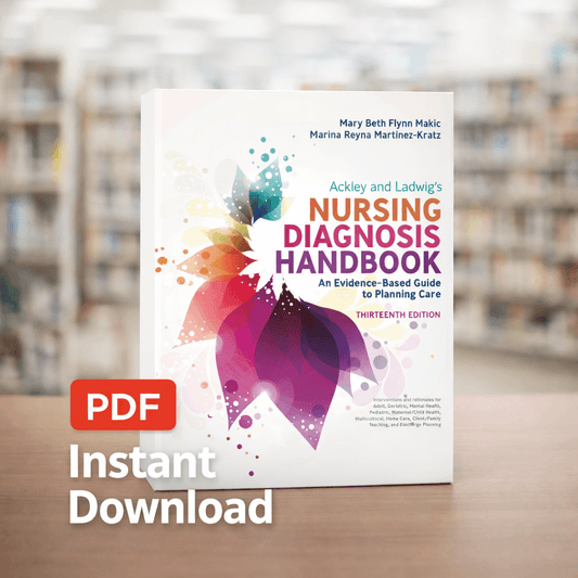 Ackley and Ladwig Nursing Diagnosis Handbook 13th Edition textbook cover