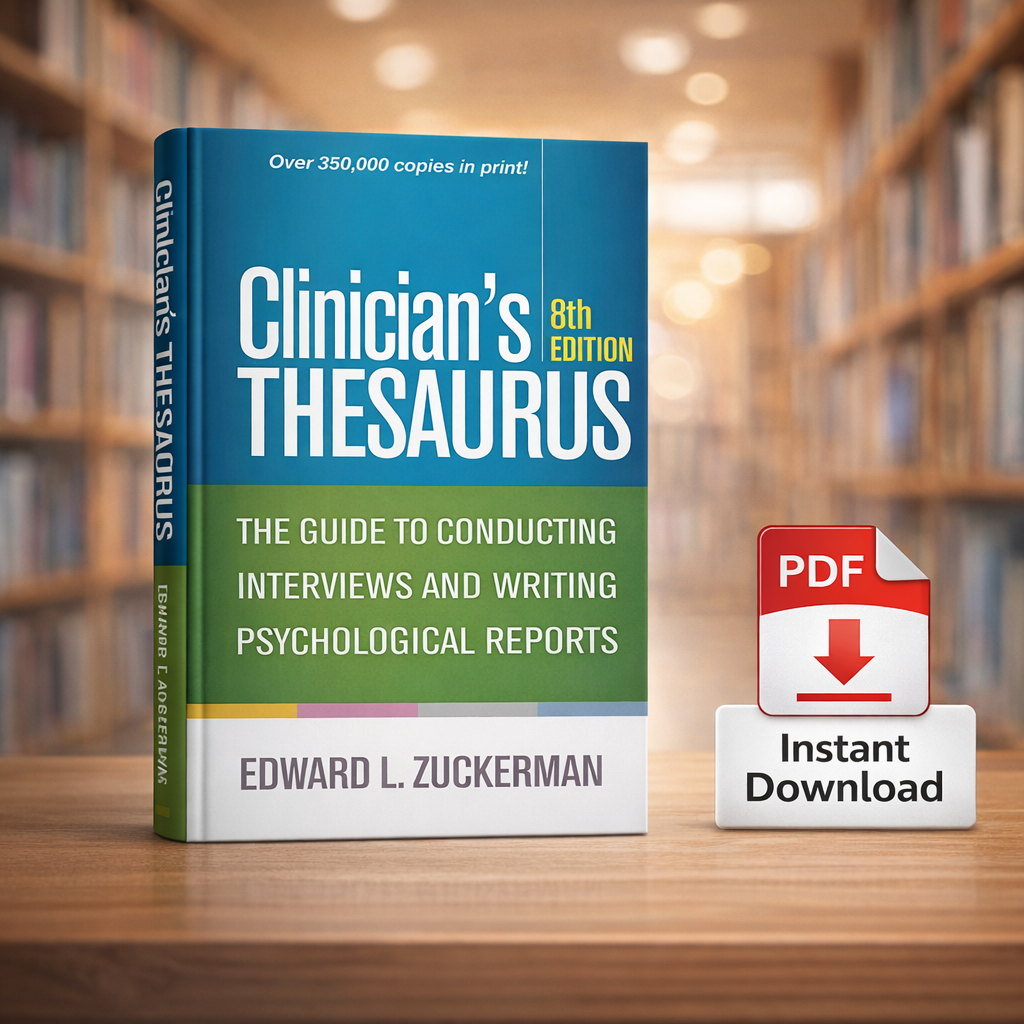Clinicians Thesaurus 8th Edition Edward L Zuckerman psychological reports guide