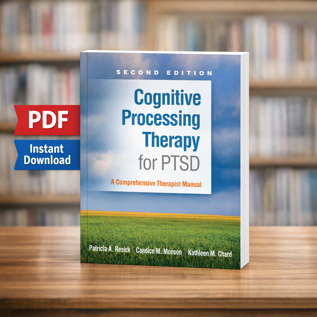 Cognitive Processing Therapy for PTSD Second Edition therapist manual book cover